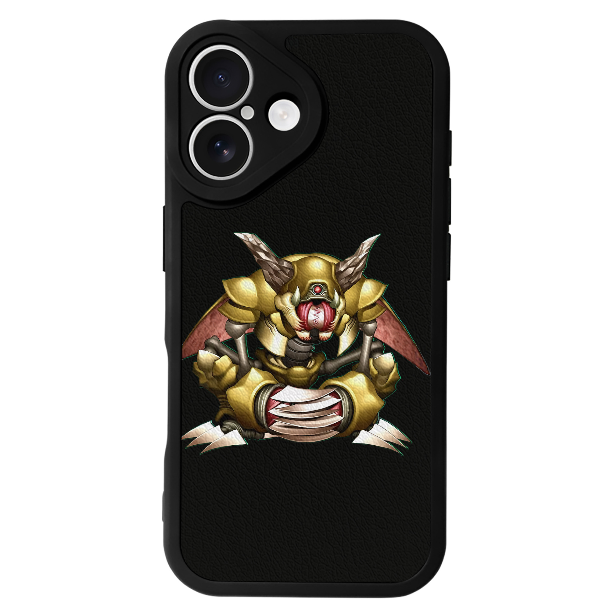 （画像用） 遊☆戯☆王 Yu-Gi-Oh! 【iPhone 16シリーズ対応】シリコンスマホケース（レザー調） 材質：シリコン